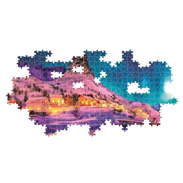 Colorful Night Over Lofoten Islands 1000 Piece Pano Jigsaw Puzzle Clementoni - for just $24.99! 