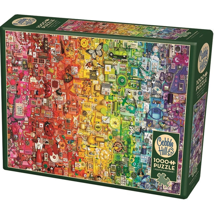 Colorful Rainbow 1000 Piece Jigsaw Puzzle Cobble Hill - for just $19.99! 