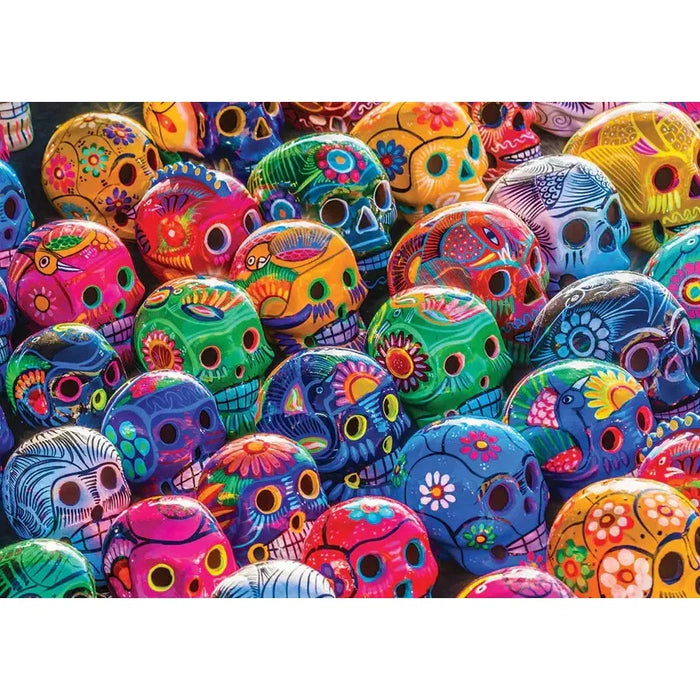 Colorful Skulls 1000 Piece Jigsaw Puzzle Enjoy - for just $24.99! 