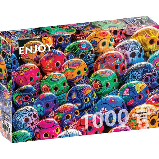 Colorful Skulls 1000 Piece Jigsaw Puzzle Enjoy - for just $24.99! 