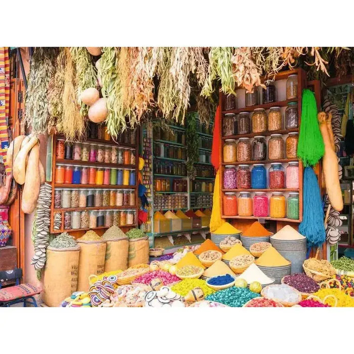 Colorful Spices & Herbs Morocco 500 Piece Jigsaw Puzzle Ravensburger - for just $19.99! 