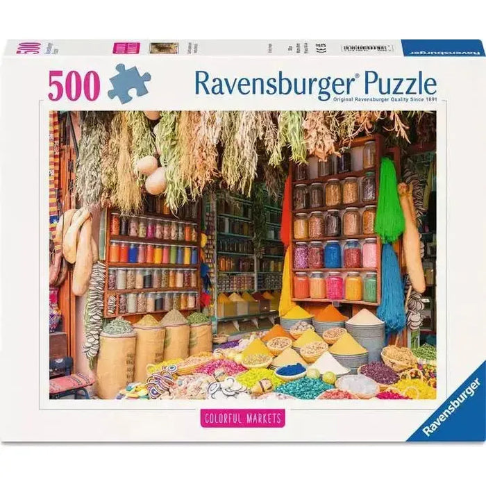 Colorful Spices & Herbs Morocco 500 Piece Jigsaw Puzzle Ravensburger - for just $19.99! 