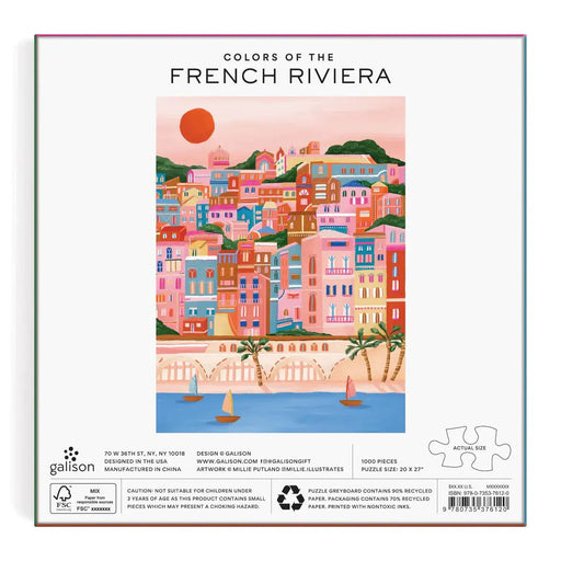 Colors Of The French Riviera 1000 Piece Jigsaw Puzzle Galison - for just $19.99! 