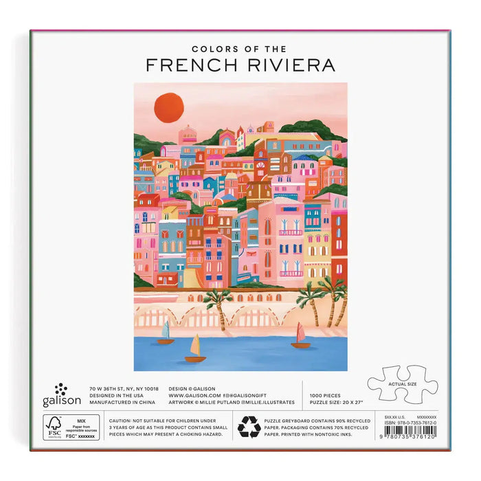 Colors Of The French Riviera 1000 Piece Jigsaw Puzzle Galison - for just $19.99! 