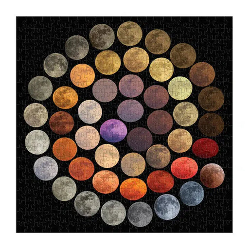Colors of the Moon 500 Piece Jigsaw Puzzle Galison - for just $17.99! 