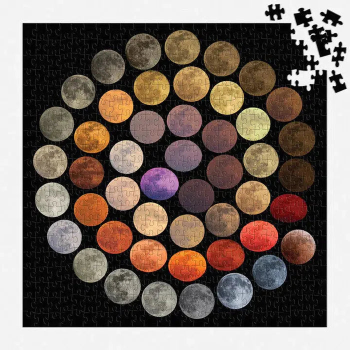 Colors of the Moon 500 Piece Jigsaw Puzzle Galison - for just $17.99! 