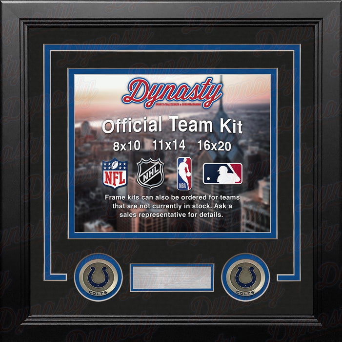 Indianapolis Colts Custom NFL Football 8x10 Picture Frame Kit (Multiple Colors) - for just $36.99! 