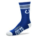 Indianapolis Colts Men's 4 Stripe Deuce Socks - for just $17.99! 