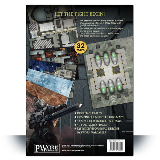 Combat Book 2: Sci-Fi Rewritable Combat Maps for Tabletop RPGs - for just $49.99! 