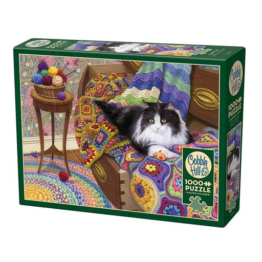 Comfy Cat 1000 Piece Jigsaw Puzzle Cobble Hill - for just $19.99! 