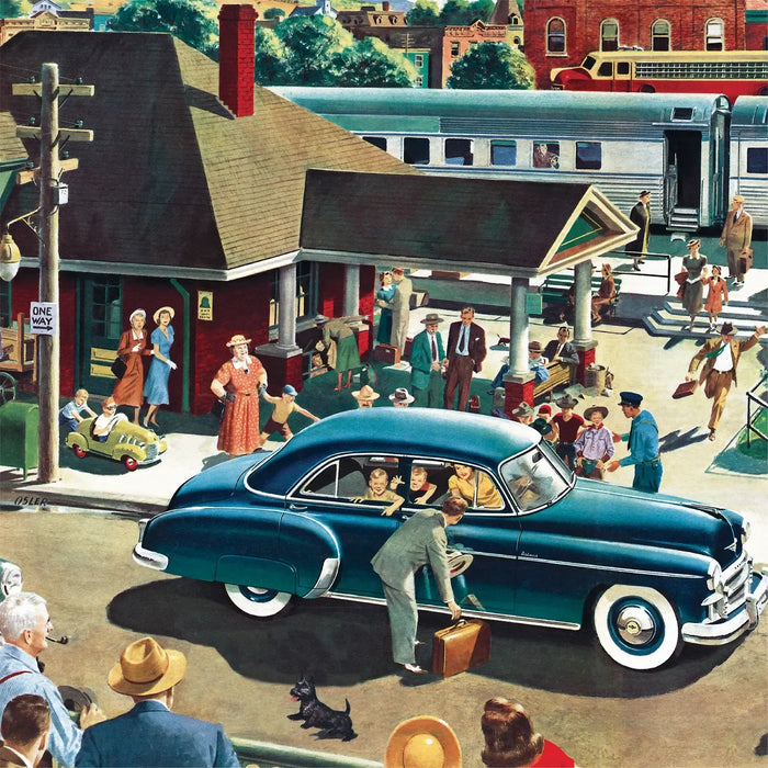 Coming & Going Chevrolet 500 Piece Jigsaw Puzzle NYPC - for just $26.99! 