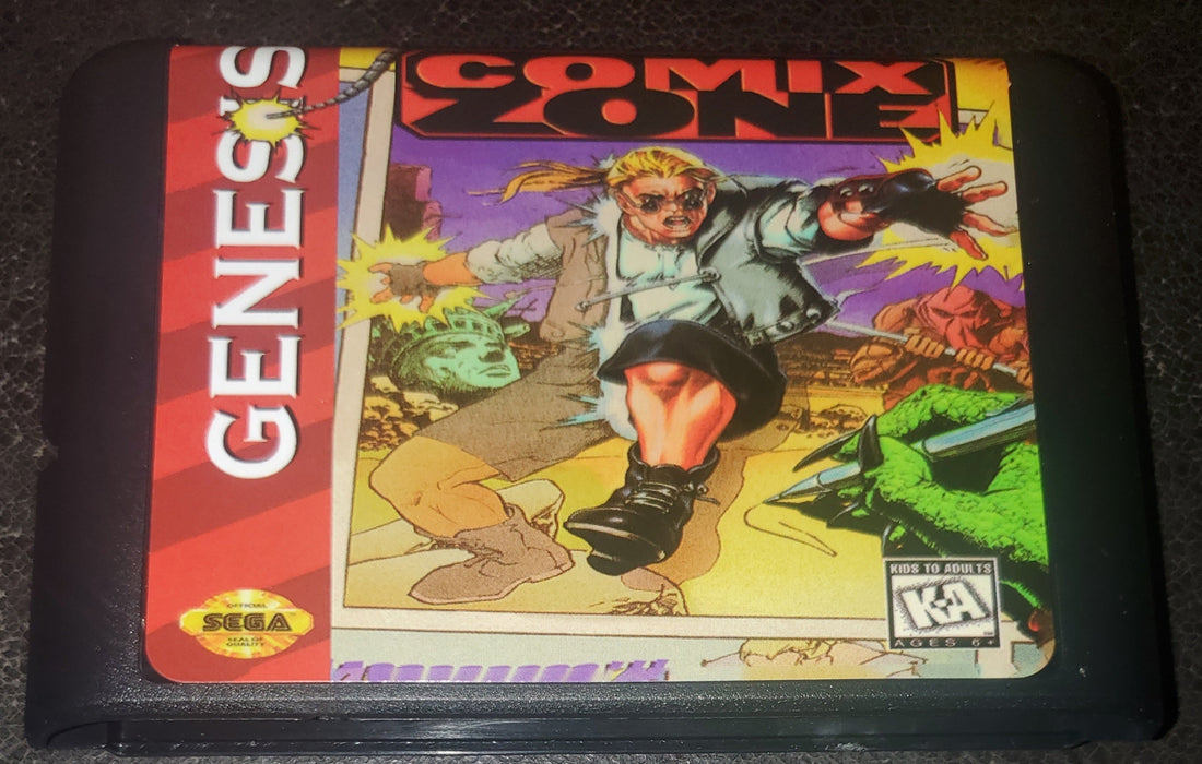 Comix Zone Sega Genesis Mega Drive Video Game Cartridge - for just $19.99! 