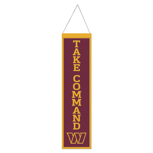 Washington Commanders 8" x 32" Wool Banner - for just $44.99! 