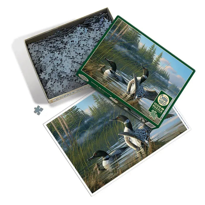 Common Loons 1000 Piece Jigsaw Puzzle Cobble Hill - for just $19.99! 