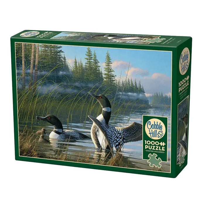 Common Loons 1000 Piece Jigsaw Puzzle Cobble Hill - for just $19.99! 