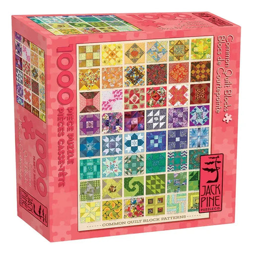 Common Quilt Blocks 1000 Piece Jigsaw Puzzle Jack Pine - for just $14.99! 
