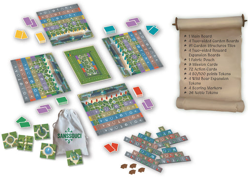 Sanssouci Board Game by Michael Keisling 2-4 Players (Imperial Publishing) - for just $50! 