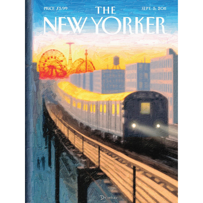 Coney Island Express The New Yorker 300 Piece Jigsaw Puzzle NYPC - for just $26.99! 