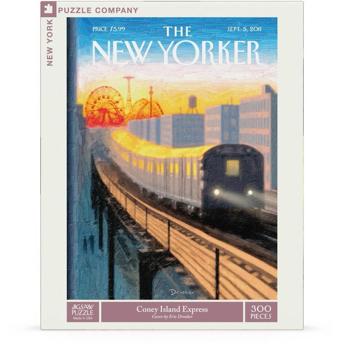 Coney Island Express The New Yorker 300 Piece Jigsaw Puzzle NYPC - for just $26.99! 