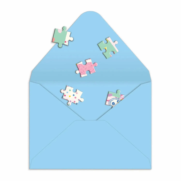 Confetti Birthday Cake Greeting Card 60 Piece Jigsaw Puzzle Galison - for just $7.99! 