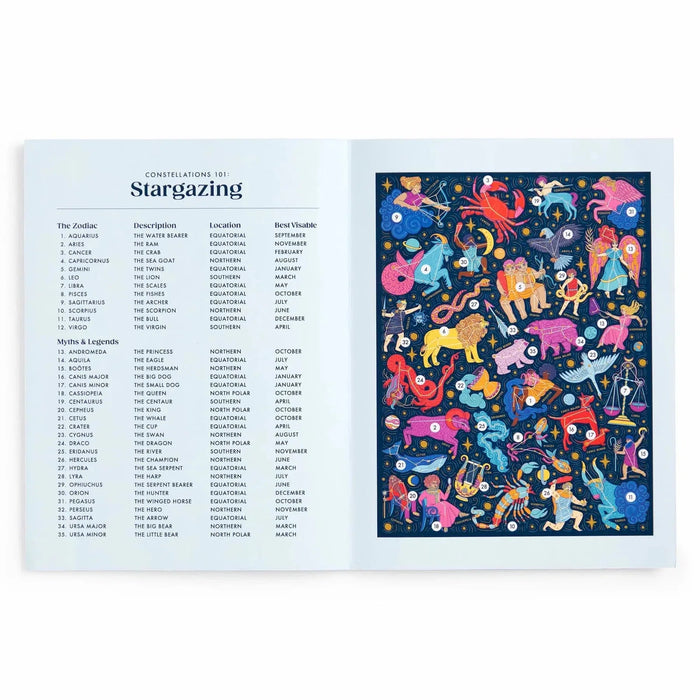 Constellations 101: Stargazing 500 Piece Jigsaw Puzzle Galison - for just $19.99! 