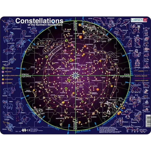Constellations 70 Piece Tray Jigsaw Puzzle Larsen - for just $11.99! 