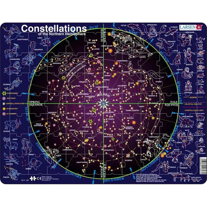 Constellations 70 Piece Tray Jigsaw Puzzle Larsen - for just $11.99! 