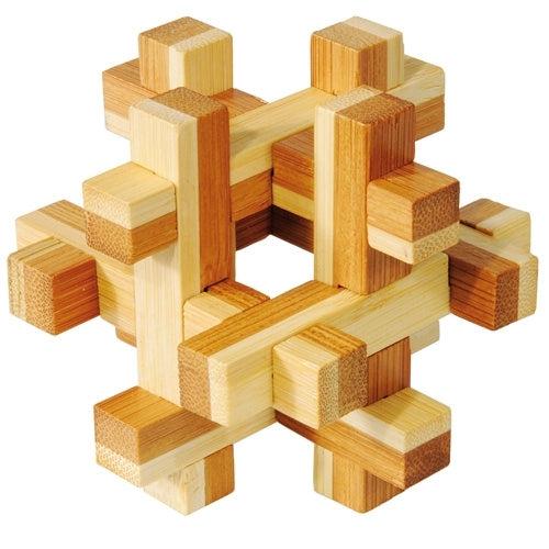 Construct 3D Bamboo Puzzle Fridolin - for just $11.99! 