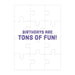Construction Site Birthday Greeting Card 12 Piece Jigsaw Puzzle Mudpuppy - for just $7.99! 