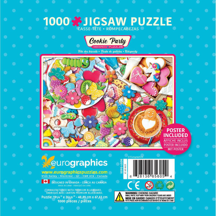 Cookie Party 1000 Piece Jigsaw Puzzle in Tin Eurographics - for just $23.99! 