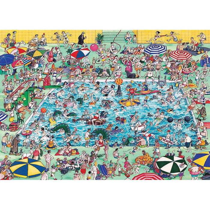 Cool Down Cartoon Classics 1000 Piece Jigsaw Puzzle Heye - for just $29.99! 