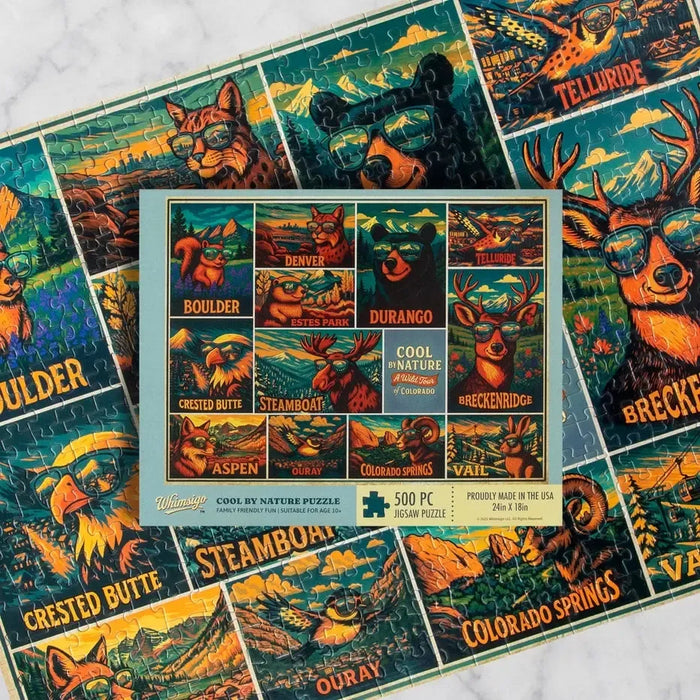 Cool by Nature Colorado 500 Piece Jigsaw Puzzle Whimsigo - for just $24.99! 
