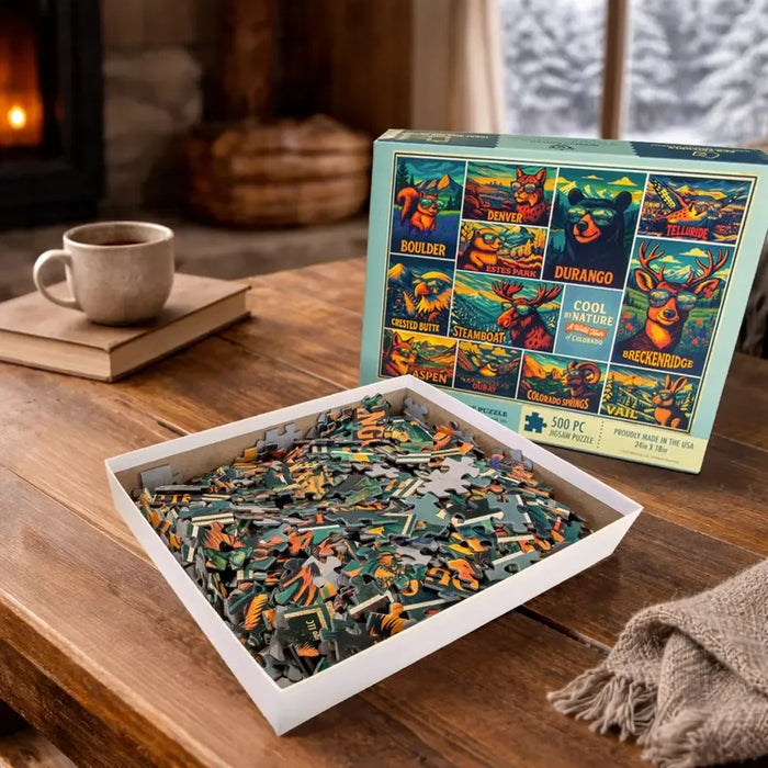 Cool by Nature Colorado 500 Piece Jigsaw Puzzle Whimsigo - for just $24.99! 