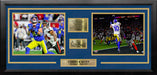 Cooper Kupp LA Rams Framed 2021 Season Football Photo Collage with Stats & Engraved Signature - for just $129.99! 