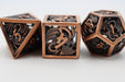 Dragon Essence: Copper - Hollow Metal RPG Dice Set - for just $59.99! 