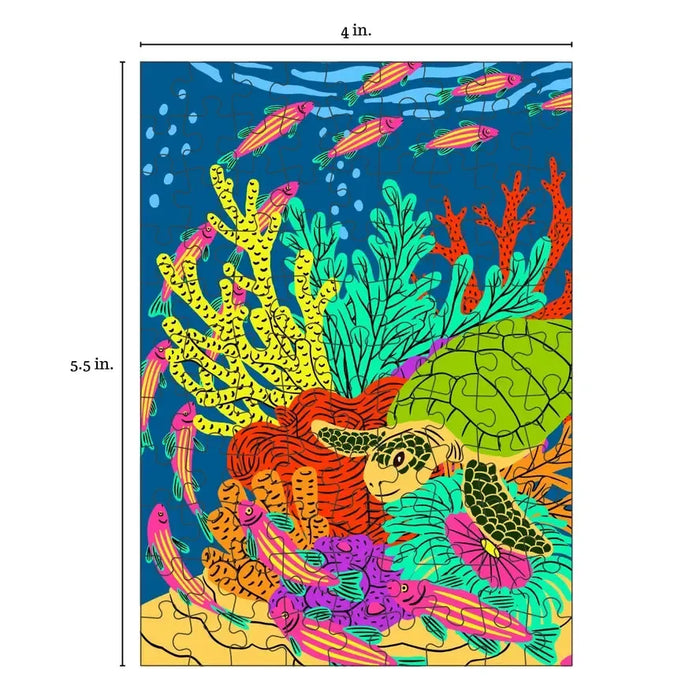Coral Reef 99 Piece Mini Jigsaw Puzzle Puzzledly - for just $9.99! 