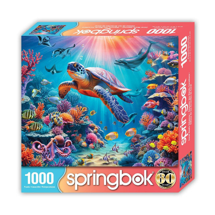Coral Reefs Odyssey 1000 Piece Jigsaw Puzzle Springbok - for just $19.99! 