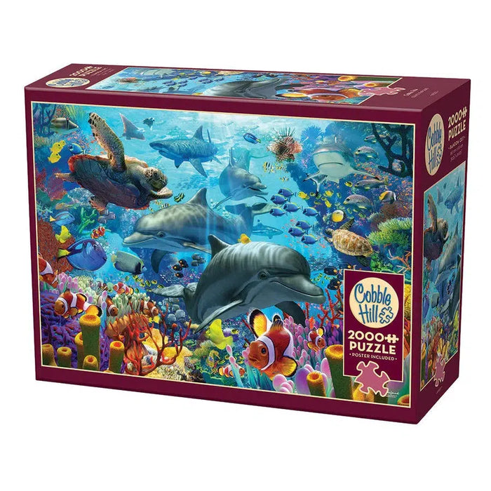 Coral Sea 2000 Piece Jigsaw Puzzle Cobble Hill - for just $29.99! 