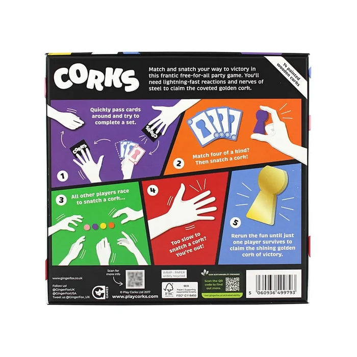 Corks - Match & Snatch Party Game - Professor Puzzle - for just $29.99! 