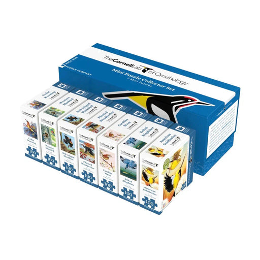 Cornell Ornithology Collector's Set of 7 Bird 100 Piece Mini Jigsaw Puzzles NYPC - for just $59.99! 