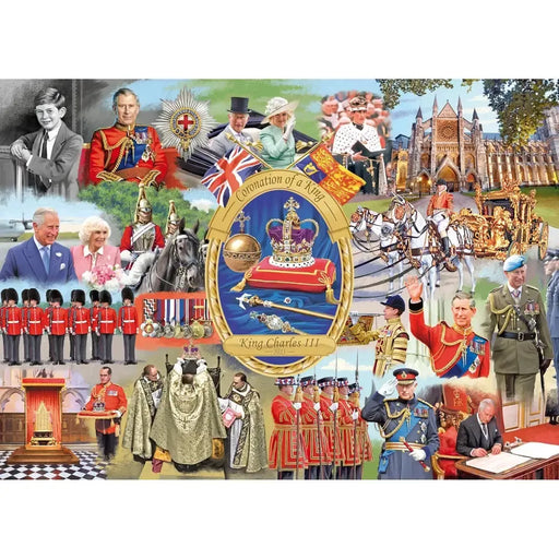 Coronation of a King "Charles II" 1000 Piece Jigsaw Puzzle Gibsons - for just $24.99! 