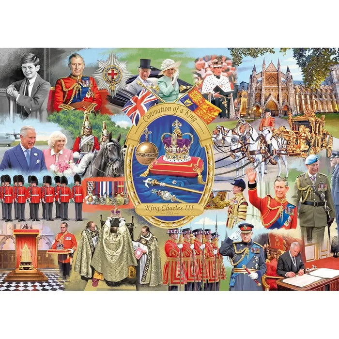 Coronation of a King "Charles II" 1000 Piece Jigsaw Puzzle Gibsons - for just $24.99! 