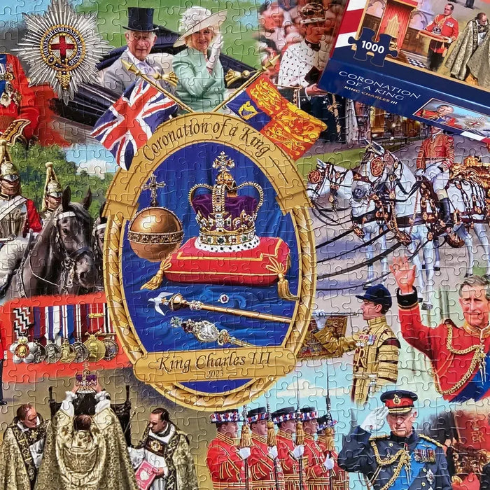 Coronation of a King "Charles II" 1000 Piece Jigsaw Puzzle Gibsons - for just $24.99! 