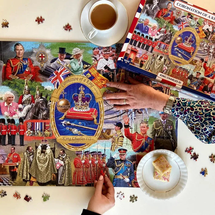 Coronation of a King "Charles II" 1000 Piece Jigsaw Puzzle Gibsons - for just $24.99! 