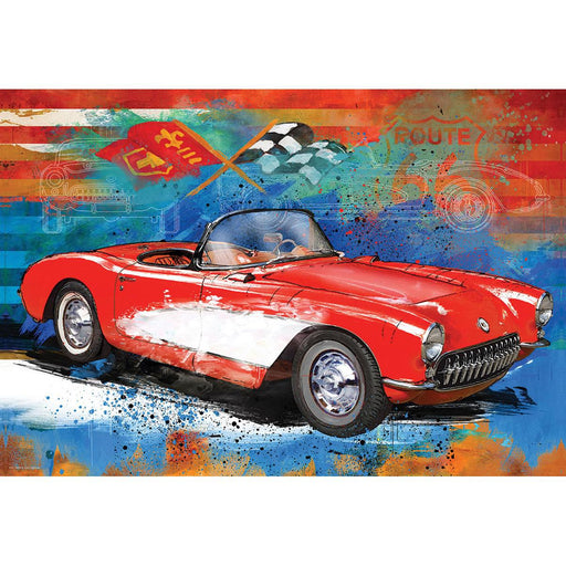 Corvette Cruising 550 Piece Jigsaw Puzzle in Tin Eurographics - for just $23.99! 