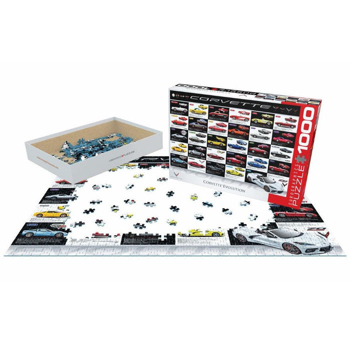 Corvette Evolution 1000 Piece Jigsaw Puzzle Eurographics - for just $19.99! 