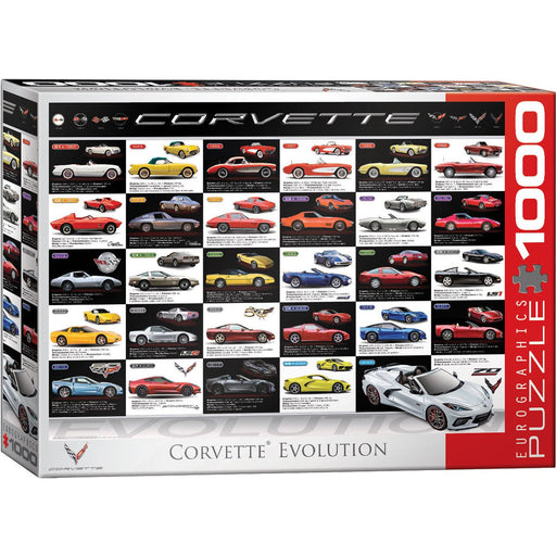 Corvette Evolution 1000 Piece Jigsaw Puzzle Eurographics - for just $19.99! 