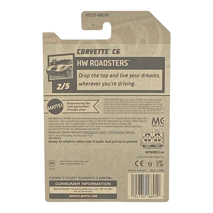 Hot Wheels Corvette C6 - Roadsters Series 2/5 - for just $1.79! 