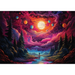 Cosmic Canvas 1000 Piece Jigsaw Puzzle Trippy - for just $19.99! 