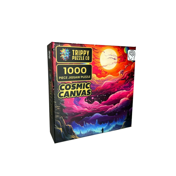 Cosmic Canvas 1000 Piece Jigsaw Puzzle Trippy - for just $19.99! 
